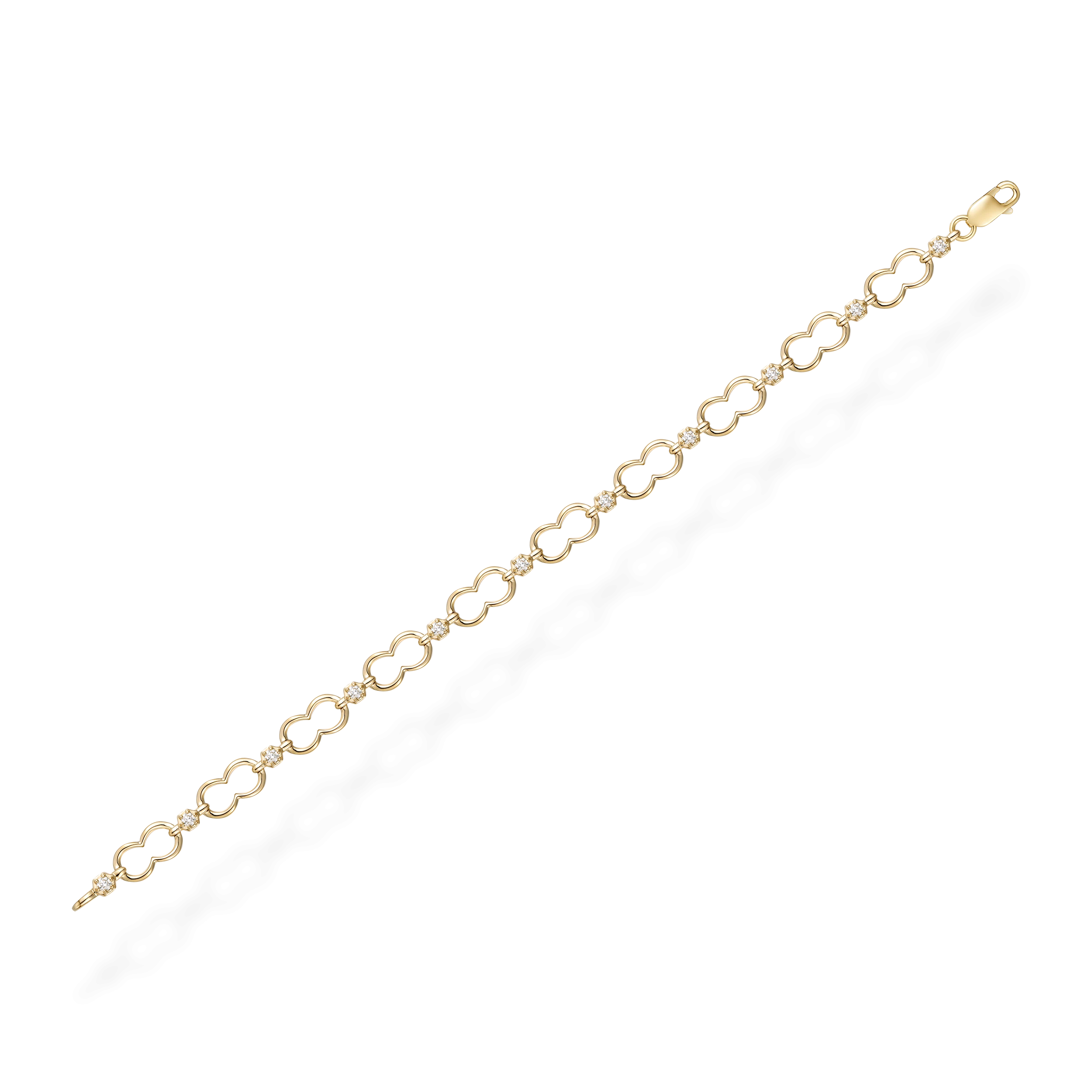 Lucky 8 diamond bracelet